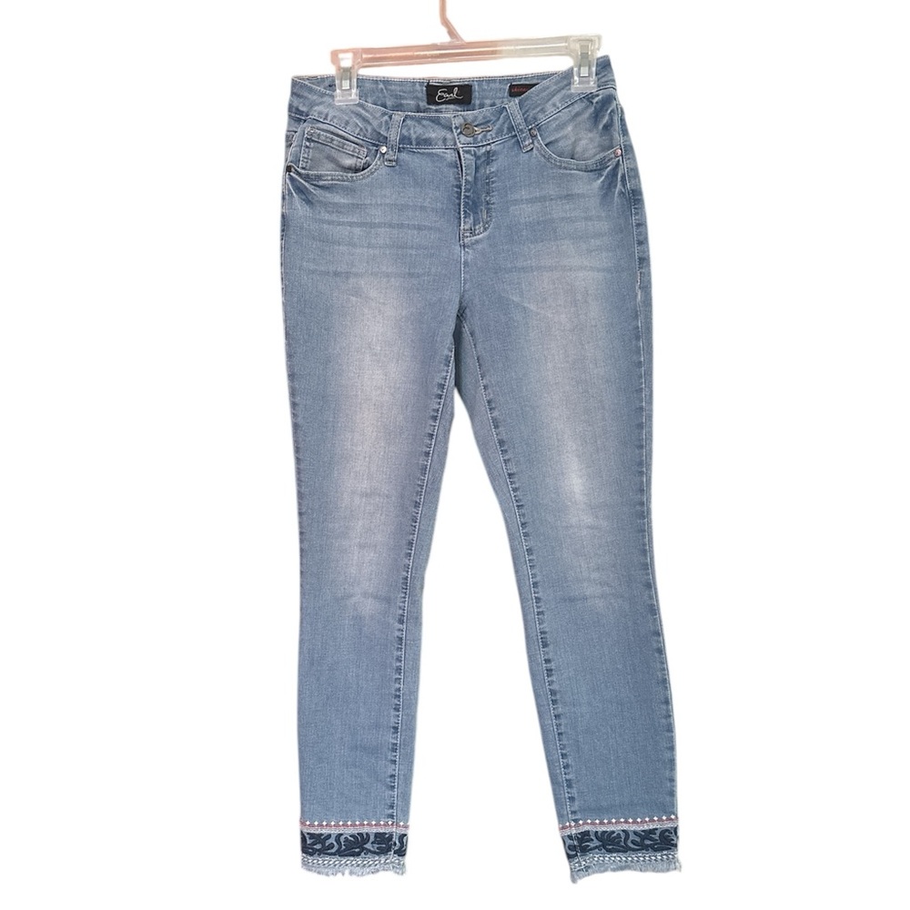 Earl Jeans Blue Ankle Cropped Denim size 6